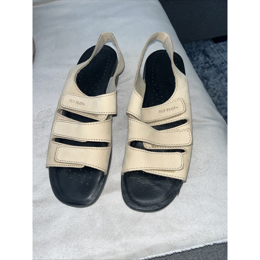fly flot sandals For Women Light Beige 42 Or US 11
